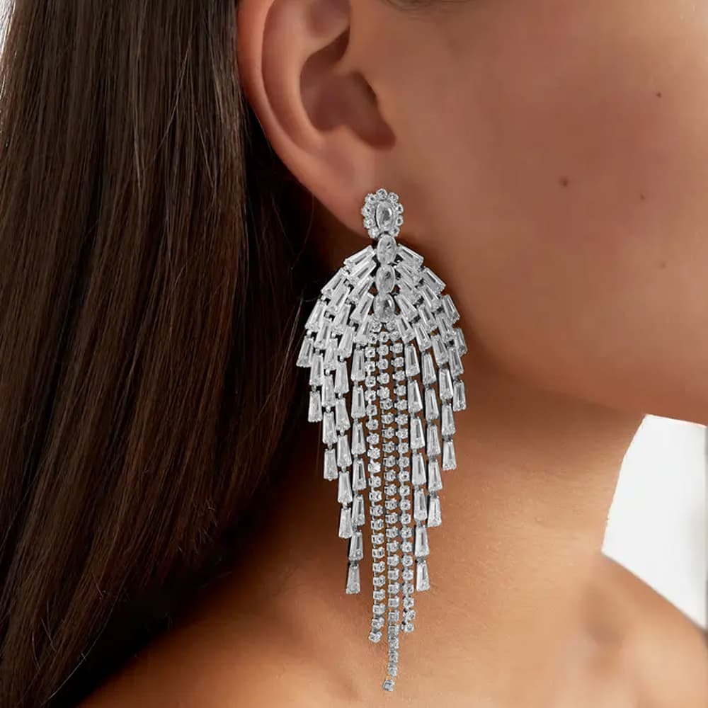 Diamond Cascade oorbellen Image 2